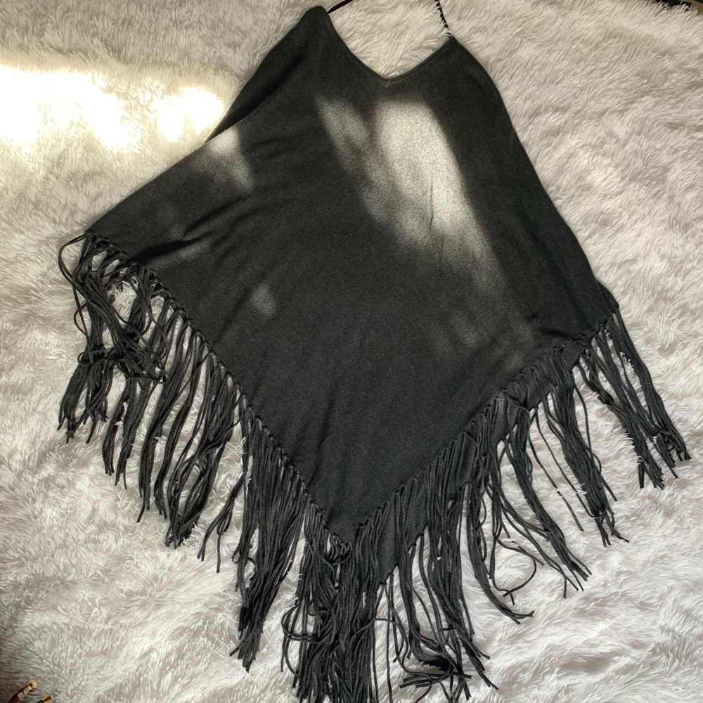 Mossimo Gray Poncho (S|M)